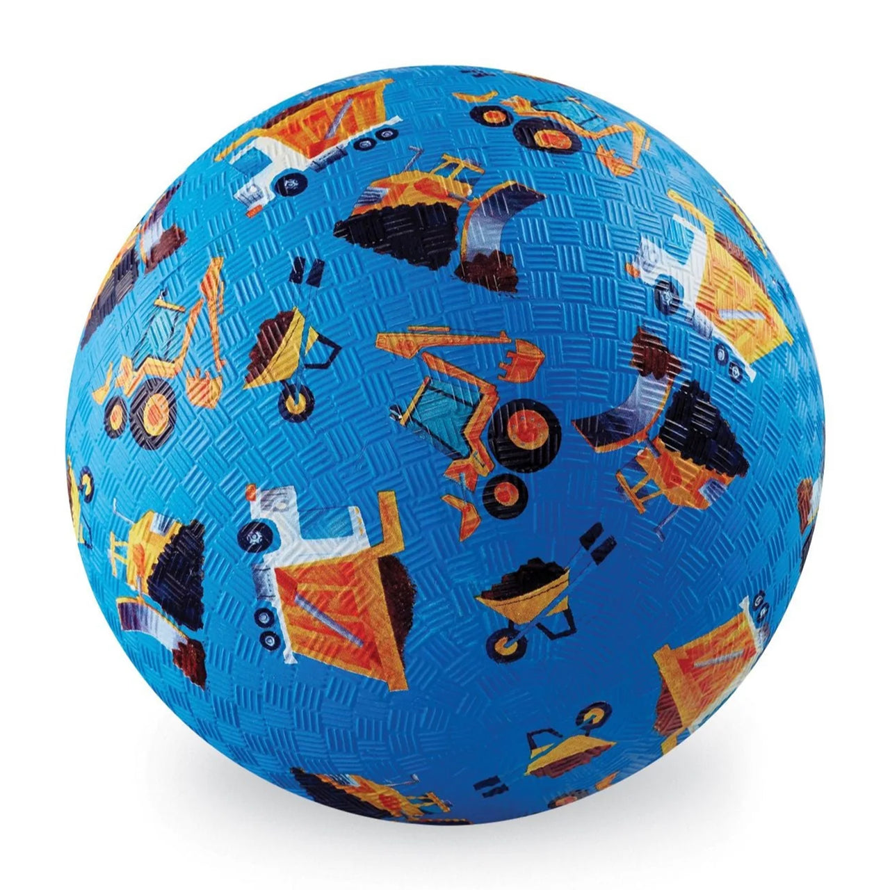 7 Inch Playground Ball - Construction (Blue)