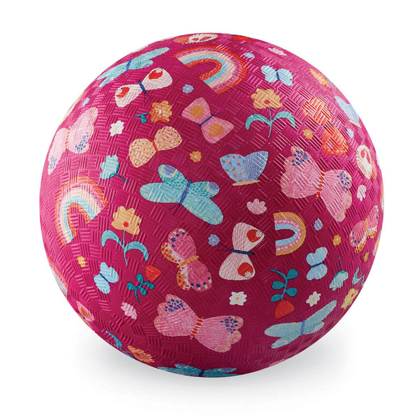 Crocodile Creek Playground Ball Butterfly Fields - 7inch Crocodile Creek Playground Ball Butterfly Fields - 7inch