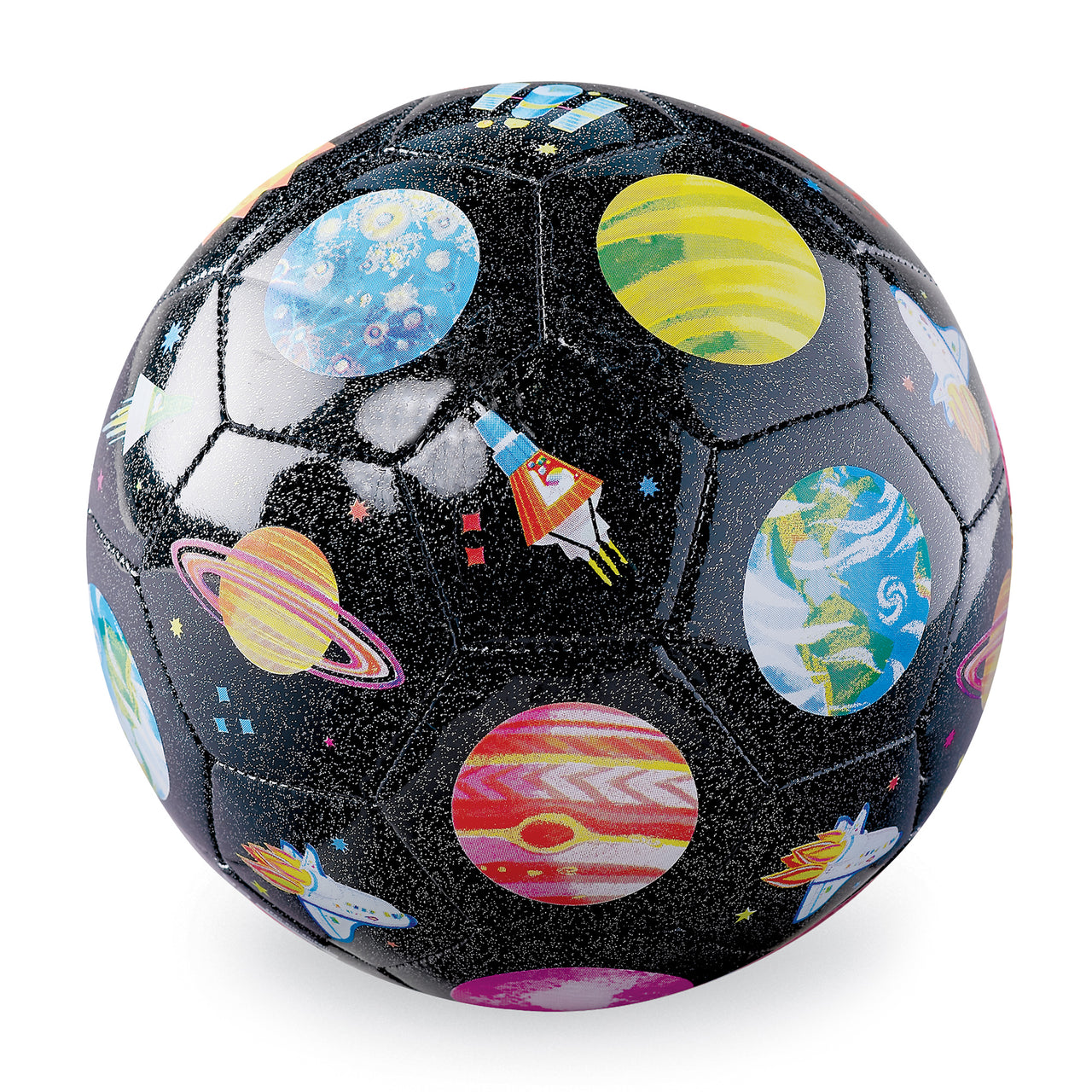 Glitter Soccer Ball - Space Exploration