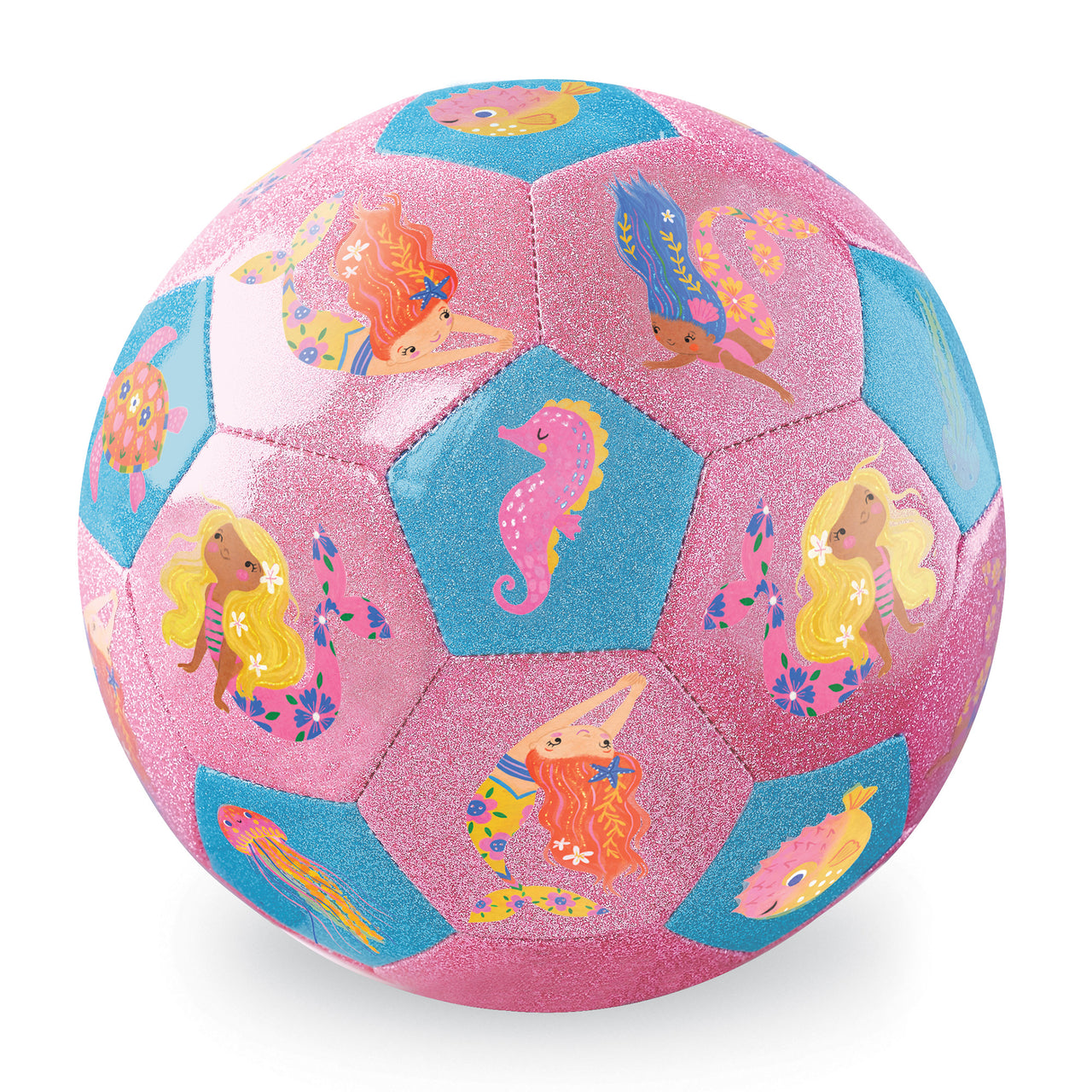 Glitter Soccer Ball - Mermaid Friends