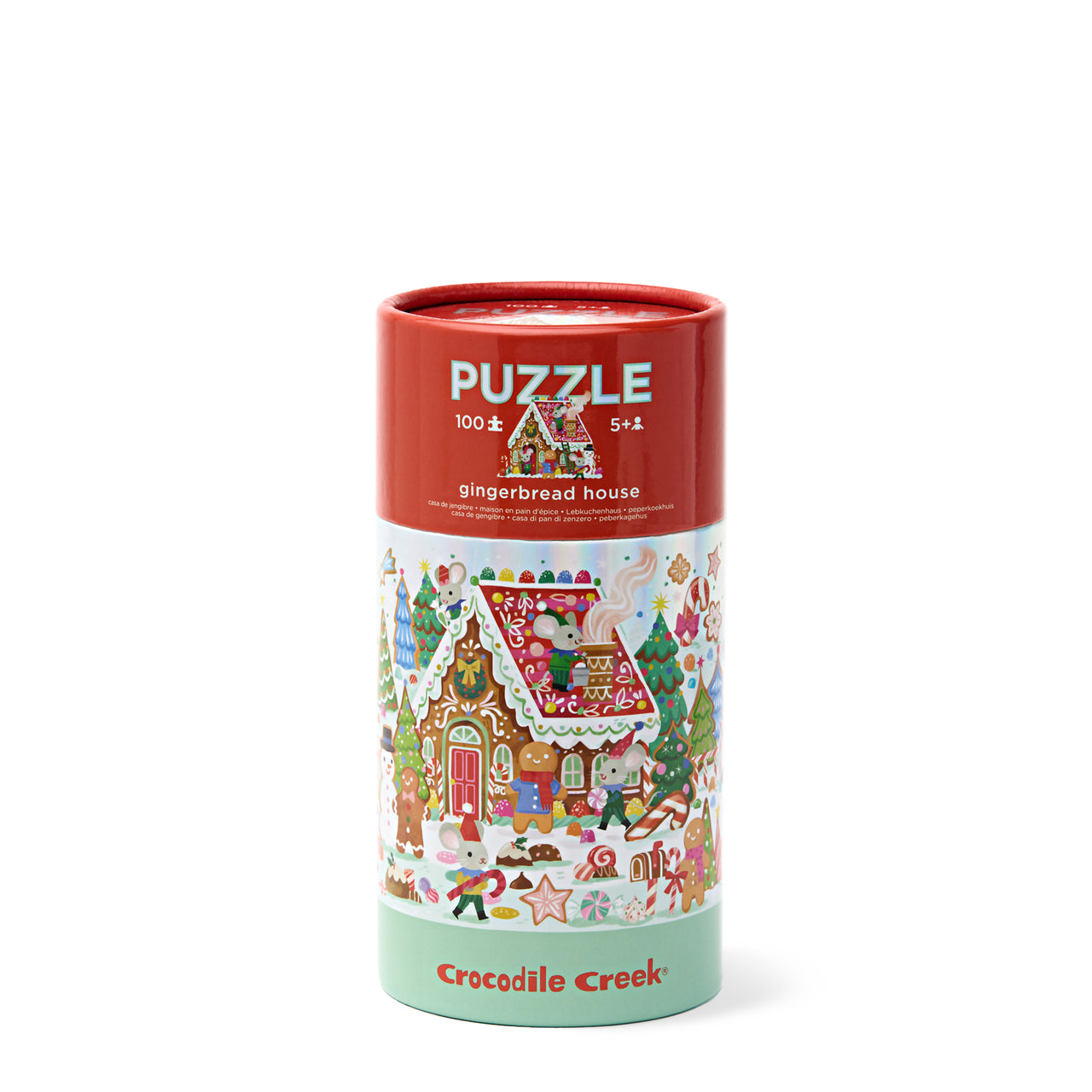 Holographic Tube 100 pc - Gingerbread House