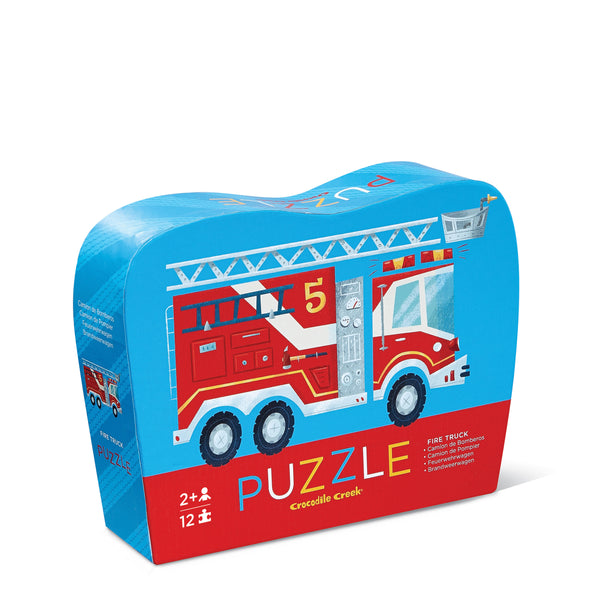 Mini Puzzle - 12 pc - Fire Truck