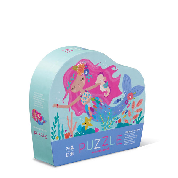 Crocodile Creek Mini Puzzle 12 pc - Mermaid Dreams Crocodile Creek Mini Puzzle 12 pc - Mermaid Dreams