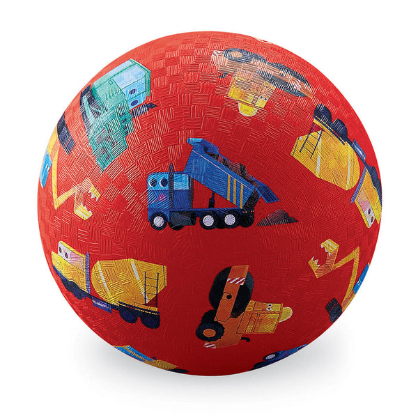 7 Inch Playground Ball - Little Builder RED