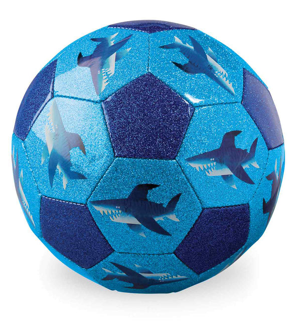 Glitter Soccer Ball -  Shark City (Size 3)