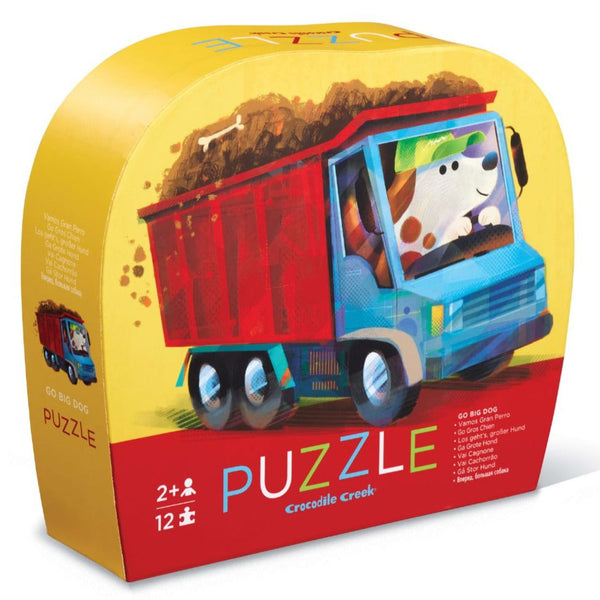 Mini Puzzle - 12 pc - Go Big Dog