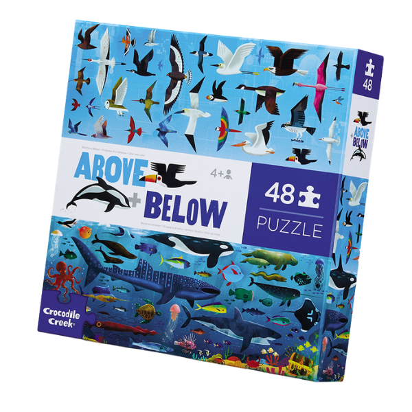 Above and Below Sea and Sky Kids Puzzle Crocodile Creek