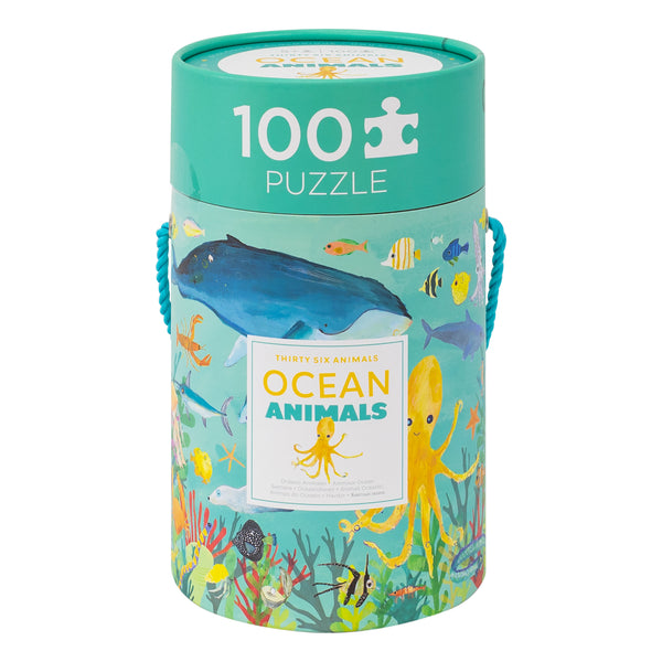Ocean Animals - Species Puzzle - 100 pc